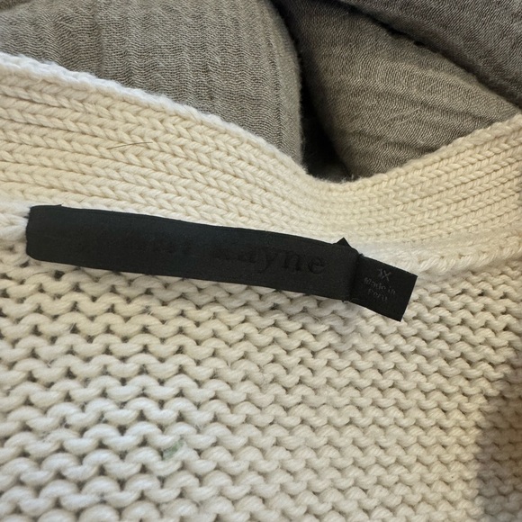 Jenni Kayne Chloe Cardigan-Cream and Taupe - Picture 9 of 11